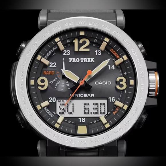 EUC Casio Pro Trek Tough Solar PRG-600 Watch (Black)